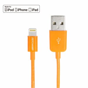 First Champion Lightning USB 充電傳輸線 - LT-D20 - 100cm - 橙色