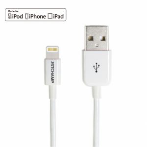 First Champion Lightning USB 充電傳輸線 - LT-D20 - 100cm - 白色