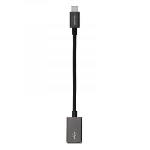 First Champion USB Type-C 至 USB 3.0 轉接器 - 鋁合金尼龍編織 - 深灰色