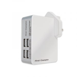First Champion USB 旅行充電器 UTC405 - 5.4A