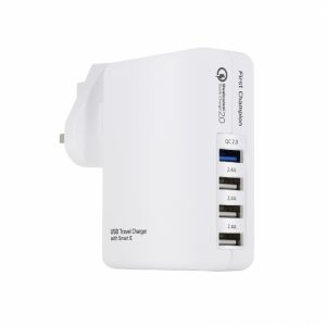 First Champion USB 旅行充電器 - QC2.0 - UTC408QC - 8A