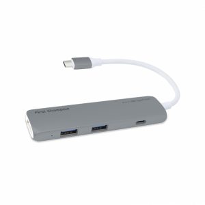 First Champion USB Type-C 集線器 - 4合1 (HDMI, USB, USB-C) - 太空灰