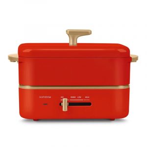 Nathome 迷你多功能料理鍋 NDG1402-RED